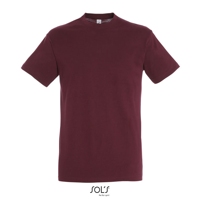 Tshirt unisex personnalisé en coton 150g - REGENT Bordeaux 1